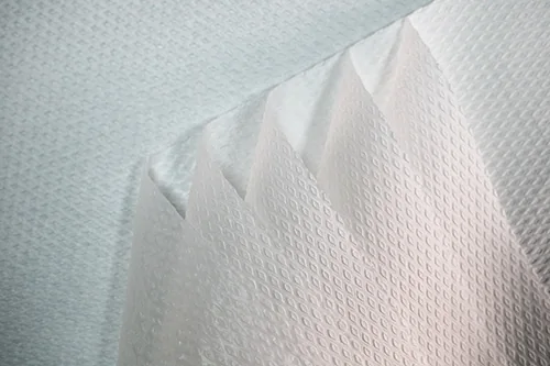 Crepe fold detail